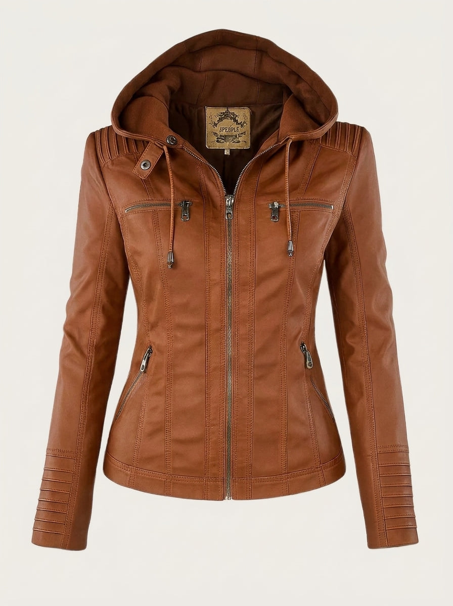 Valeria - Chaqueta de Piel Resistente y Elegante