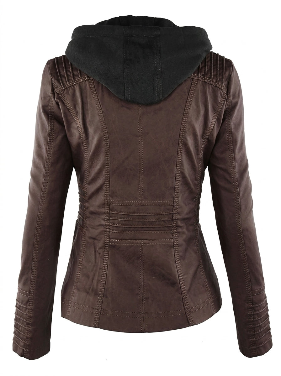 Valeria - Chaqueta de Piel Resistente y Elegante