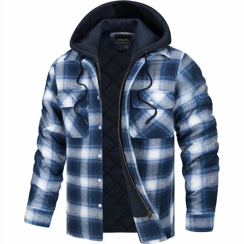 Castell | Chaqueta de Cuadros Abrigada