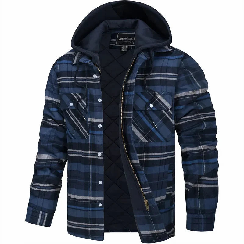 Castell | Chaqueta de Cuadros Abrigada